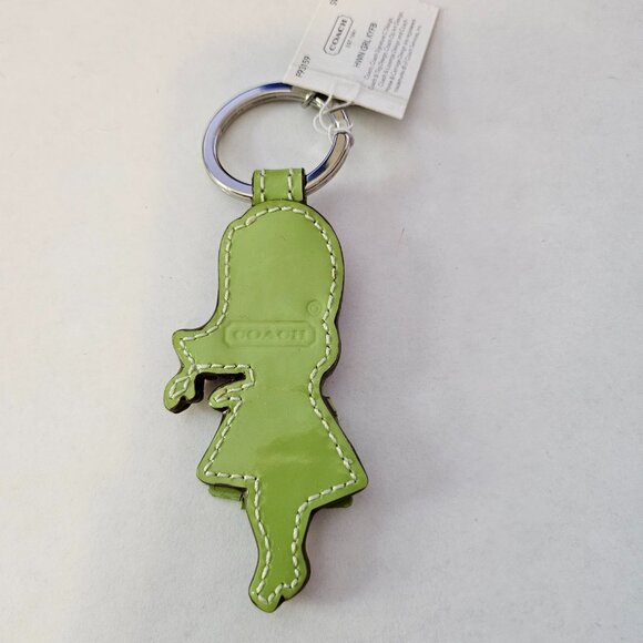 NWT Coach Pink Hawaiian Hula Girl Flower Key Ring Fob Keychain F93159 - Picture 4 of 4